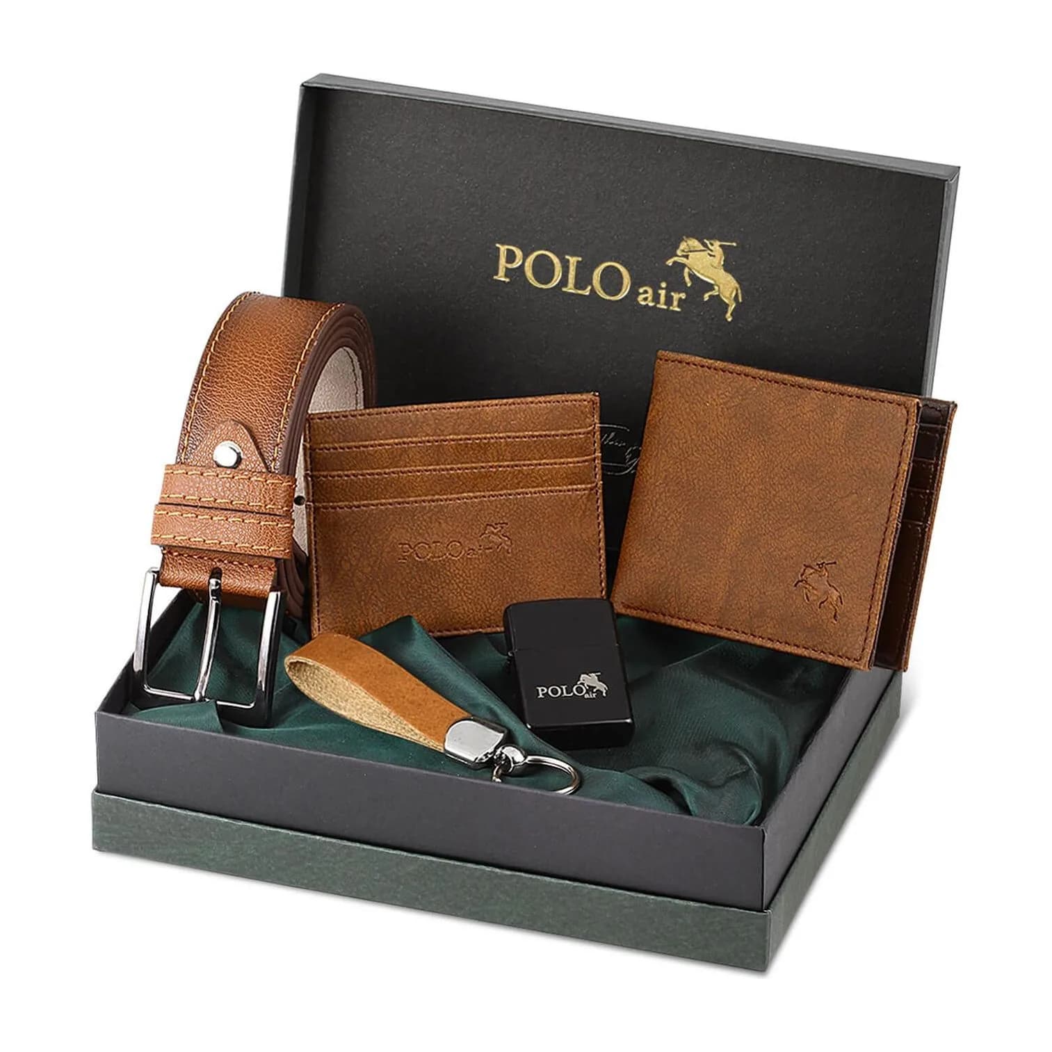 Muški poklon set Poloair M09 Braon