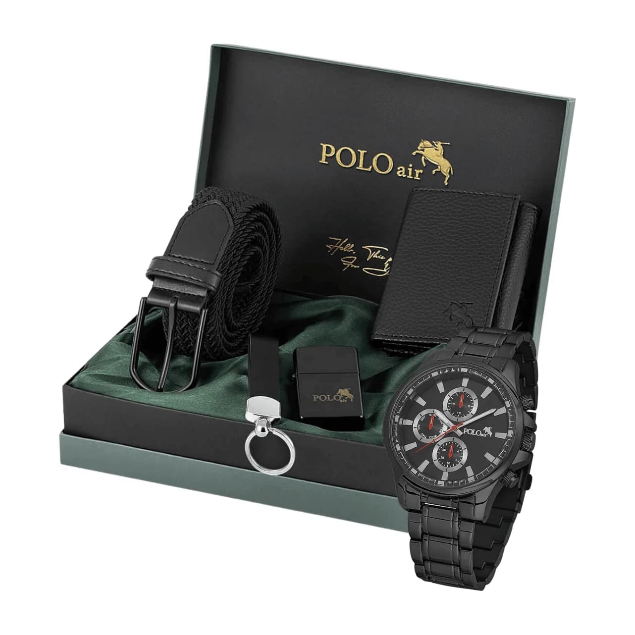 Poloair set M19 Crna CC54