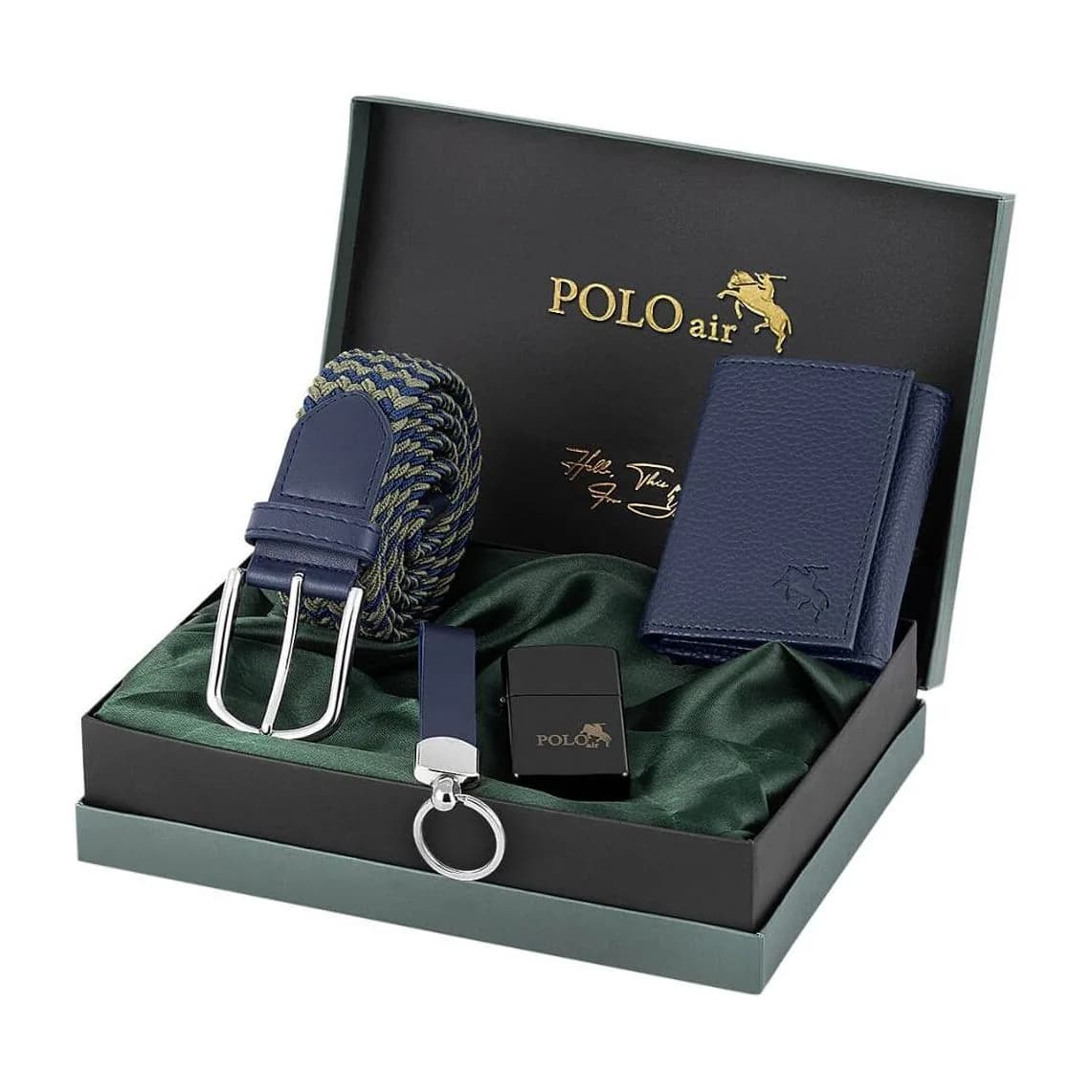 Muški poklon set Poloair M19 Teget