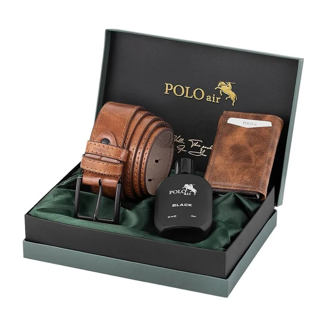 Muški poklon set Poloair M18 Braon