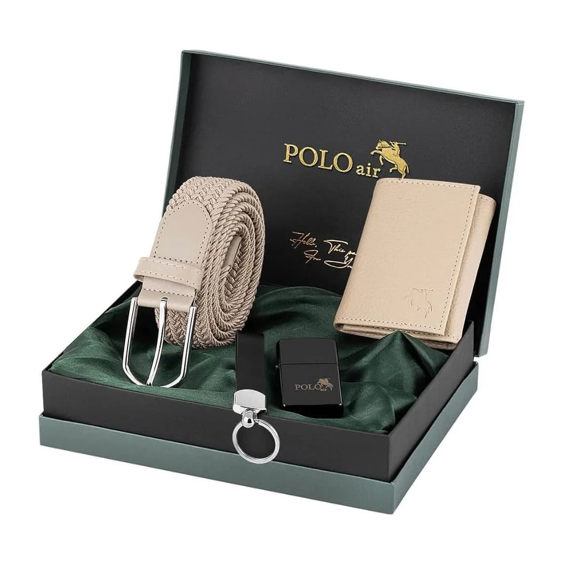 Muški poklon set Poloair M19 Bež