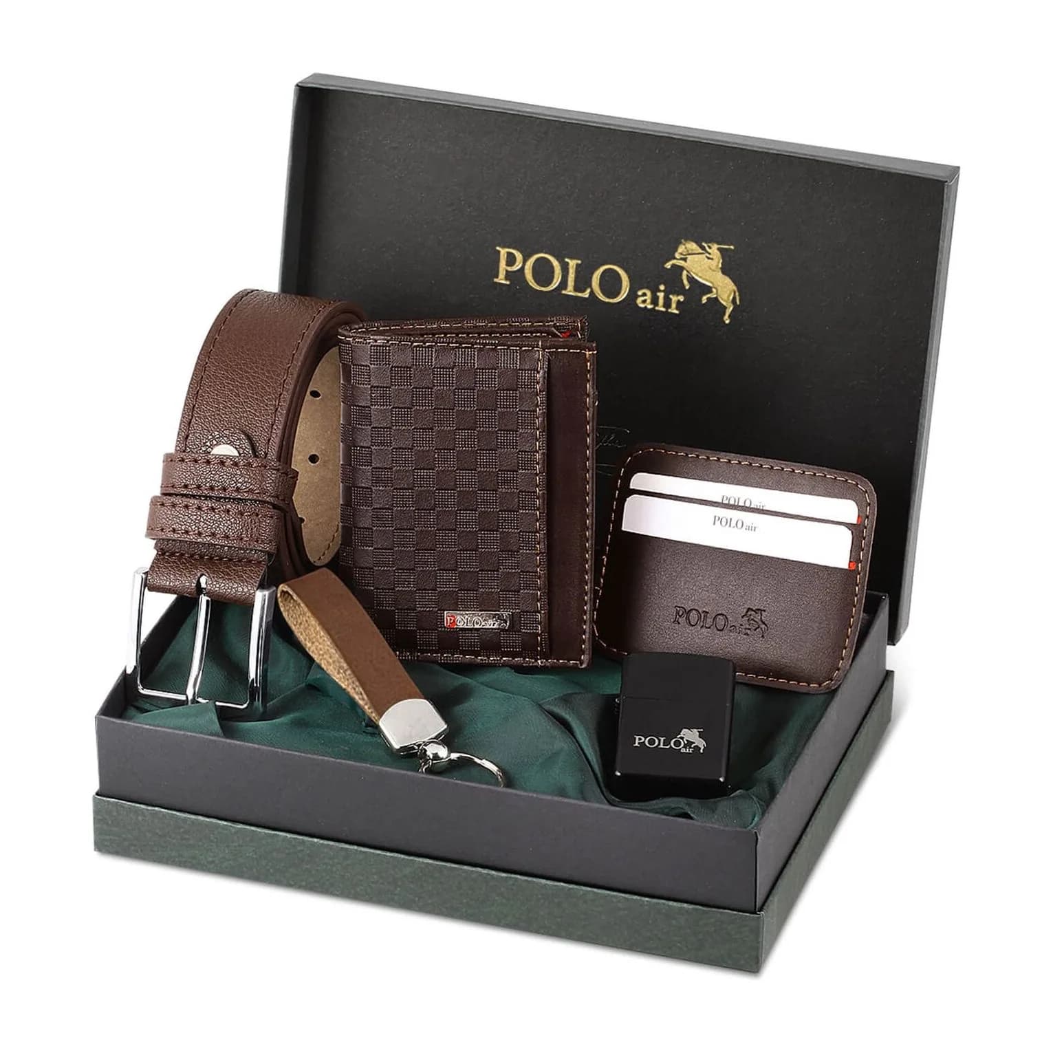 Muški poklon set Poloair M12 Braon